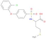 2-[[4-(2-Chlorophenoxy)phenyl]sulfonylamino]-4-methylsulfanylbutanoic acid