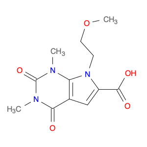 7-(2-Methoxyethyl)-1,3-dimethyl-2,4-dioxo-2,3,4,7-tetrahydro-1H-pyrrolo[2,3-d]pyrimidine-6-carbo...