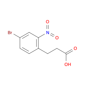 3-(4-bromo-2-nitrophenyl)propanoic acid