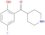 (5-fluoro-2-hydroxyphenyl)(piperidin-4-yl)methanone hydrochloride