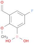 5-Fluoro-3-forMyl-2-Methoxyphenylboronic acid