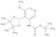 TERT-BUTYL 5-METHOXY-4-(4,4,5,5-TETRAMETHYL-1,3,2-DIOXABOROLAN-2-YL)PYRIDIN-3-YLCARBAMATE