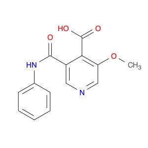 3-Methoxy-5-(phenylcarbamoyl)isonicotinic acid