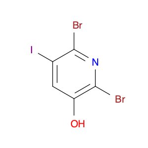 2,6-dibromo-5-iodopyridin-3-ol