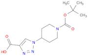 1-(1-(tert-Butoxycarbonyl)piperidin-4-yl)-1H-1,2,3-triazole-4-carboxylic acid