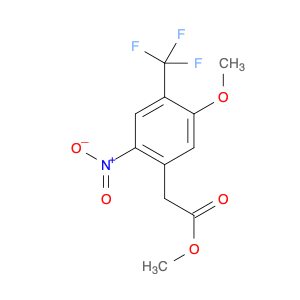 Methyl 2-(5-methoxy-2-nitro-4-(trifluoromethyl)phenyl)acetate