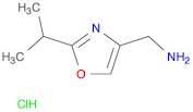 (2-Isopropyloxazol-4-yl)methanamine hydrochloride