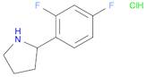 2-(2,4-DIFLUORO-PHENYL)-PYRROLIDINE HYDROCHLORIDE