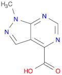 1-methyl-1H-pyrazolo[3,4-d]pyrimidine-4-carboxylic acid