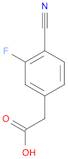 2-(4-cyano-3-fluorophenyl)acetic acid