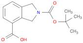 2-(tert-butoxycarbonyl)isoindoline-4-carboxylic acid