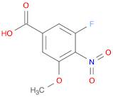 3-fluoro-5-methoxy-4-nitrobenzoic acid