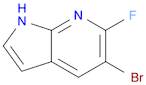 1H-Pyrrolo[2,3-b]pyridine, 5-broMo-6-fluoro-