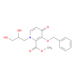 Methyl 3-(benzyloxy)-1-(2,3-dihydroxypropyl)-4-oxo-1,4-dihydropyridine-2-carboxylate