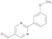 2-(3-Methoxyphenyl)pyrimidine-5-carboxaldehye