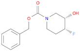 benzyl (3S,4R)-4-fluoro-3-hydroxypiperidine-1-carboxylate