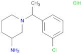 1-[1-(3-Chloro-phenyl)-ethyl]-piperidin-3-ylaMine hydrochloride, 98+% C13H20Cl2N2, MW