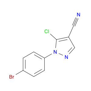 1-(4-bromophenyl)-5-chloro-1H-pyrazole-4-carbonitrile