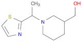 [1-(1-Thiazol-2-yl-ethyl)-piperidin-3-yl]-Methanol C11H18N2OS, MW