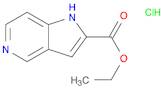 1H-Pyrrolo[3,2-c]pyridine-2-carboxylic acid ethyl ester hydrochloride