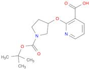 2-(1-tert-Butoxycarbonyl-pyrrolidin-3-yloxy)-nicotinic acid