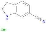 2,3-Dihydro-1H-indole-6-carbonitrile