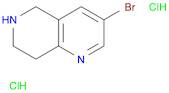 3-BroMo-5,6,7,8-tetrahydro-1,6-naphthyridine dihydrochloride