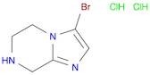 3-BROMO-5,6,7,8-TETRAHYDRO-IMIDAZO[1,2-A]PYRAZINE DIHYDROCHLORIDE