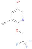 5-Bromo-3-methyl-2-(2,2,2-trifluoroethoxy)pyridine