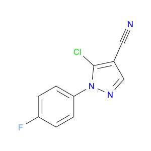 5-Chloro-1-(4-fluorophenyl)-1H-pyrazole-4-carbonitrile