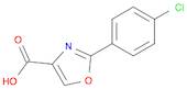 2-(4-Chlorophenyl)-4-oxazolecarboxylic acid