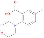 5-Fluoro-2-morpholinobenzoic Acid