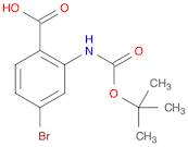 4-bromo-2-[(tert-butoxycarbonyl)amino]benzoic acid