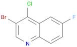 3-Bromo-4-chloro-6-fluoroquinoline