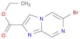 4-IMidazo[1,2-a]pyrazine-2-carboxylic acid, 6-broMo-, ethyl ester