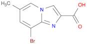 8-BroMo-6-MethyliMidazo[1,2-a]pyridine-2-carboxylic acid