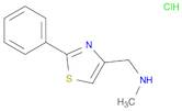 4-Thiazolemethanamine, N-methyl-2-phenyl-, hydrochloride (1