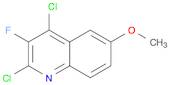 Quinoline, 2,4-dichloro-3-fluoro-6-Methoxy-