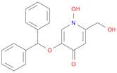 4(1H)-Pyridinone, 5-(diphenylMethoxy)-1-hydroxy-2-(hydroxyMethyl)-