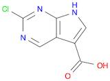 2-Chloro-7H-pyrrolo[2,3-d]pyrimidine-5-carboxylic acid