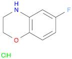 6-Fluoro-3,4-dihydro-2H-benzo[b][1,4]oxazine hydrochloride