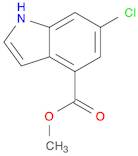 1H-Indole-4-carboxylic acid, 6-chloro-, Methyl ester