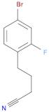 4-(4-Bromo-2-fluorophenyl)butanenitrile