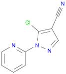 5-chloro-1-(pyridin-2-yl)-1H-pyrazole-4-carbonitrile