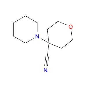 4-(Piperidin-1-yl)tetrahydro-2H-pyran-4-carbonitrile