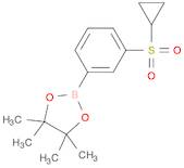 2-[3-(cyclopropanesulfonyl)phenyl]-4,4,5,5-tetramethyl-1,3,2-dioxaborolane