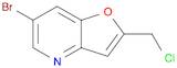 6-Bromo-2-(chloromethyl)furo[3,2-b]pyridine