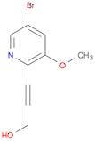 3-(5-Bromo-3-methoxypyridin-2-yl)prop-2-yn-1-ol