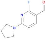 2-Fluoro-6-(pyrrolidin-1-yl)nicotinaldehyde