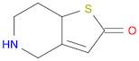 5,6,7,7a-Tetrahydrothieno[3,2-c]pyridin-2(4H)-one